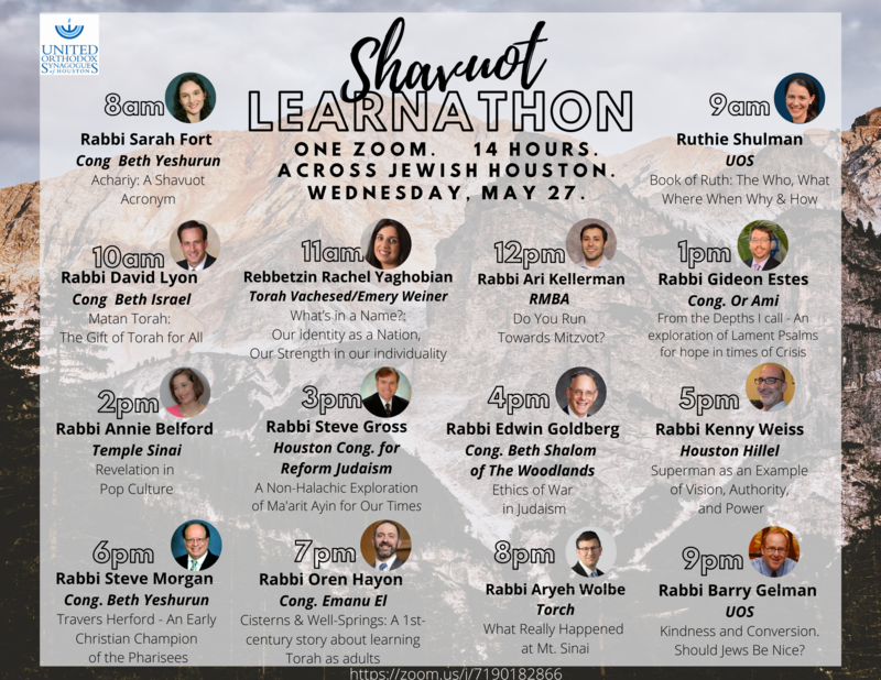 Banner Image for Shavuot Learnathon