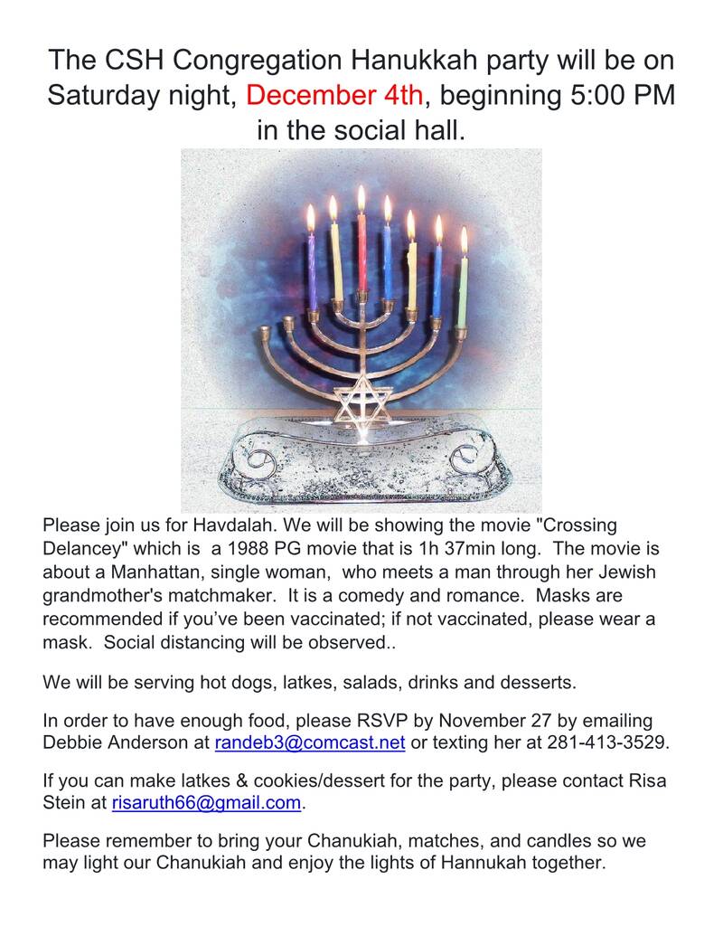 Banner Image for Hanukkah party