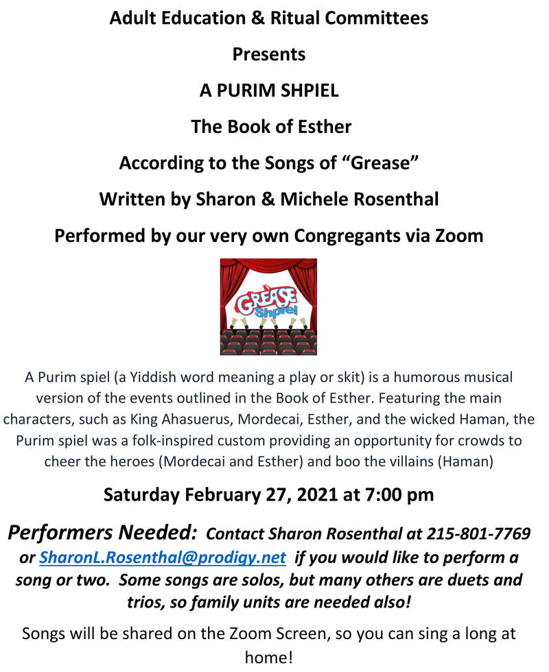 Banner Image for A Purim Shpiel According to the songs of 